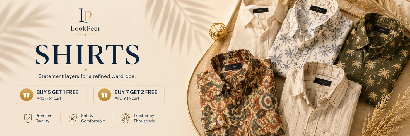 Shirts collection banner